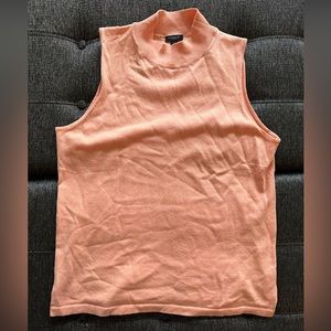 Ann Taylor Factory peach colored tank top. Size large.
